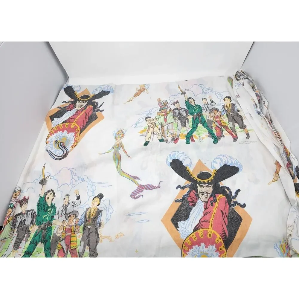 RARE Vtg 1991 HOOK Movie Sheet Set Robin Williams Peter Pan Lost Boys Tinkerbell